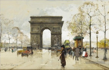 Arc de Triomphe Galien Eugène Peinture à l'huile